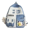 Versión coreana ins high school mochila escolar femenino harajuku ulzzang college wind junior high school mochila simple mochila Item Picture